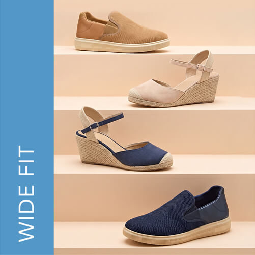 Shop Wide Fit Footwear